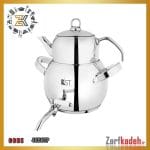 کتری قوری ترک دسته دوتکه دوقوری