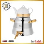 کتری قوری هرمی دسته دوتکه